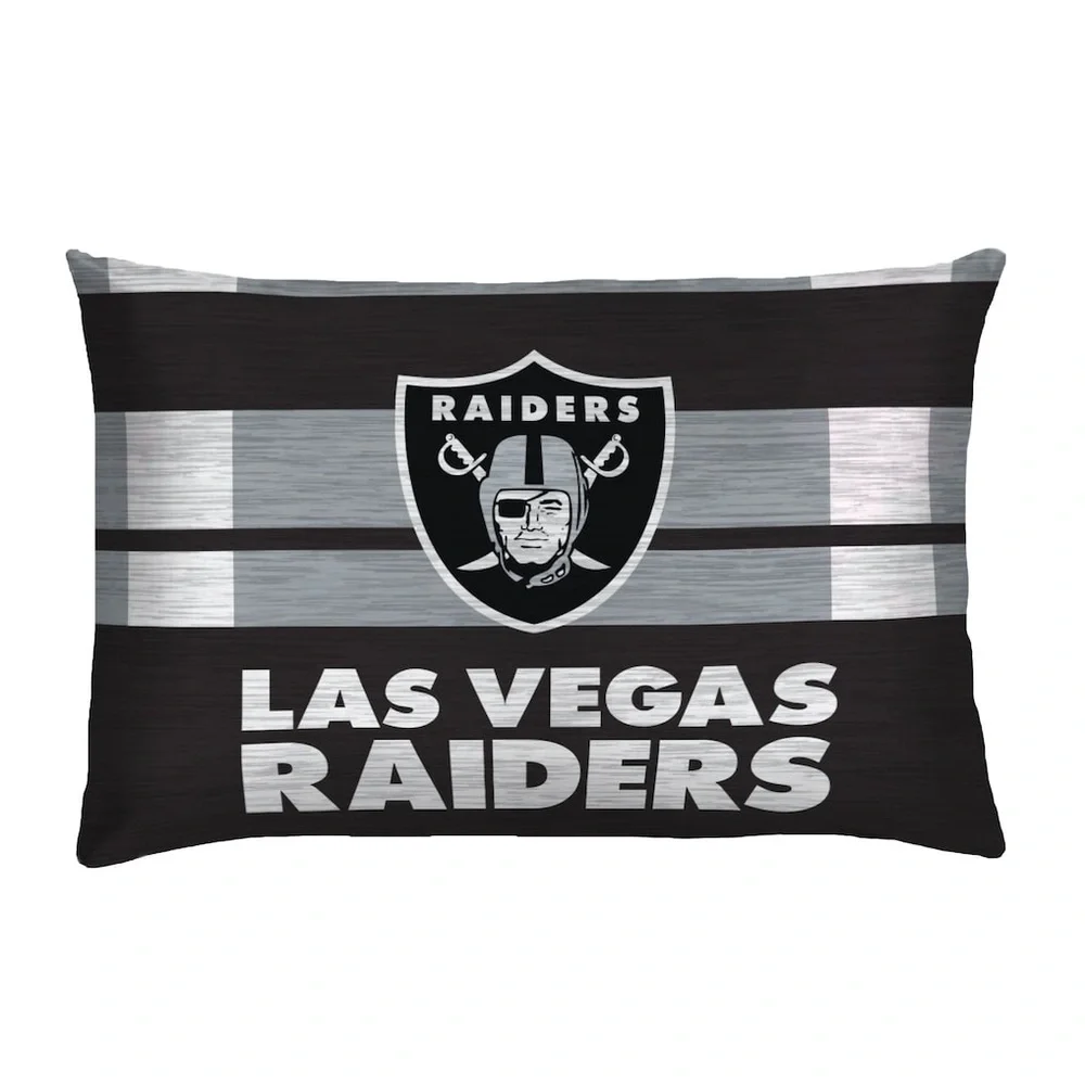 NFL Raiders Black and Gray Comforter Set